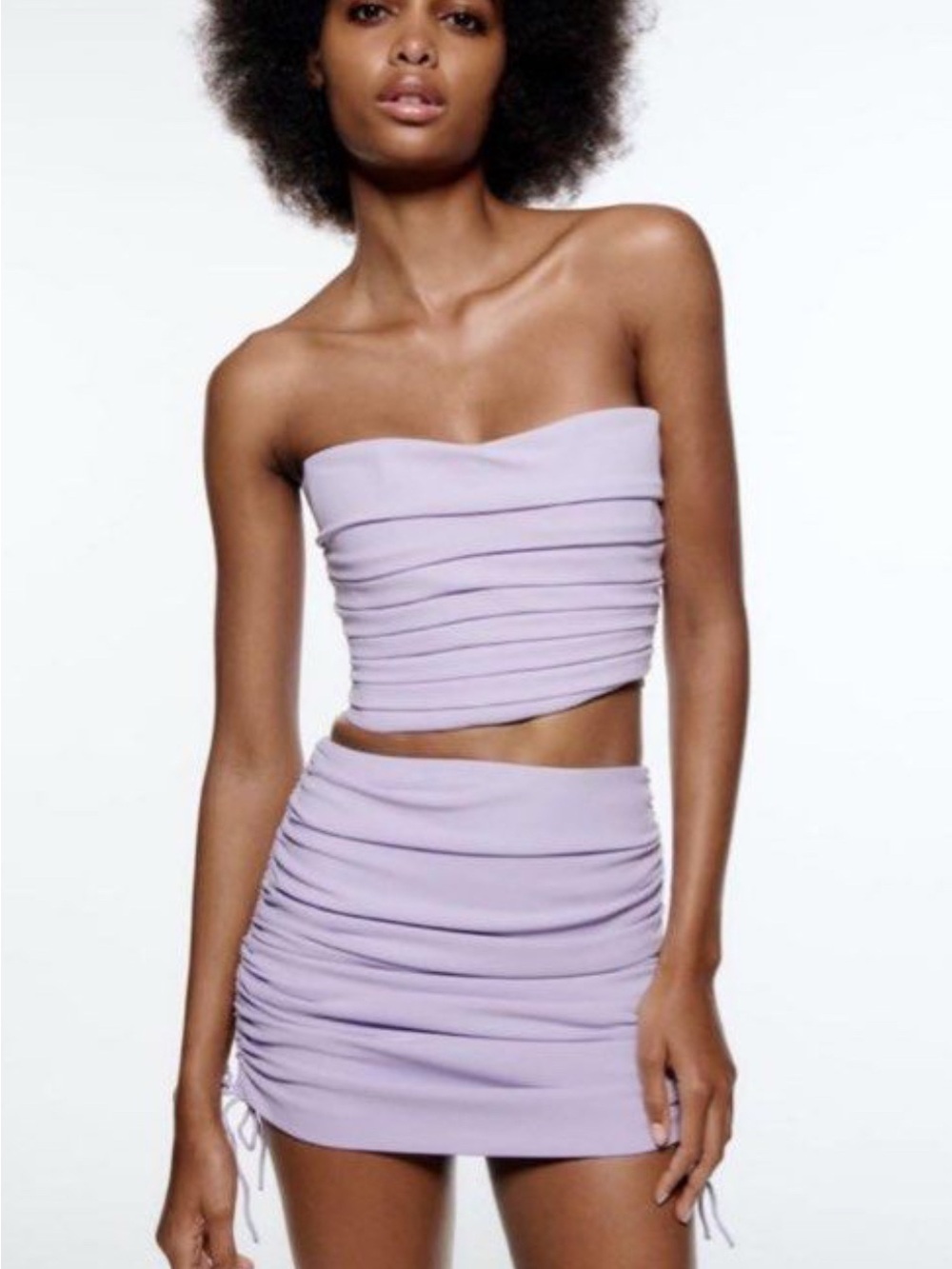 Zara Light Lilac Two-Piece Set
